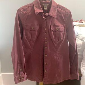 Men’s small long sleeve button up
